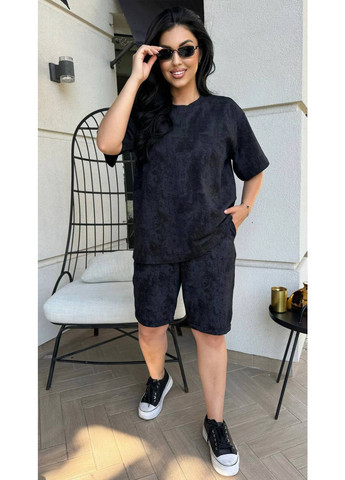 Женский летний костюм с футболкой и шортами трикотаж хлопок Modena (297949107)