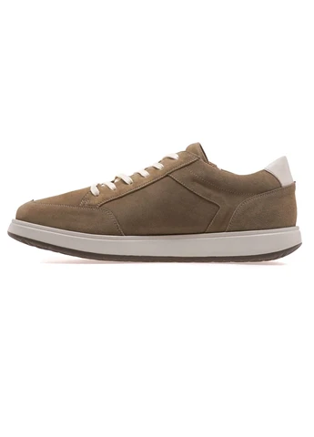 Бежевые кеды мужские 499-6l/beige well Ikos