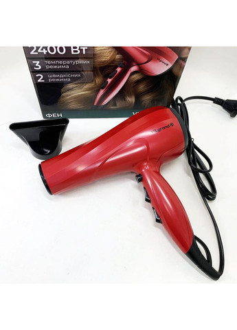 Фен Vilgrand VHD-2430 Колір: червоний No Brand (365813174)
