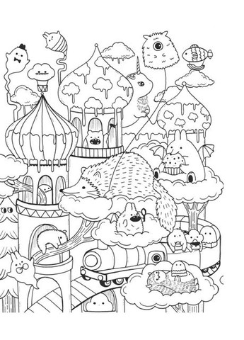 Книга Розмальовка-антистрес Майже мільйон монстриків Розмальовки для дівчаток Розмальовки для хлопчиків Жорж (315403437)