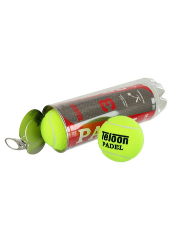 М'яч для падіння тенісу PADEL CLUB 3шт WZPA818003-TRA TP-6163 (у вакуумній упаковці, салатовий) Teloon (361439812)