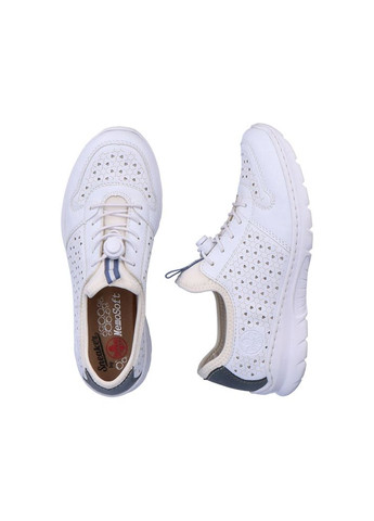 Білі літні кросівки (р) екошкіра 0-1-1-l-3288-80 Rieker
