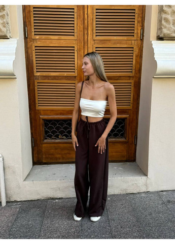 🍫 Трендовые брюки-палаццо из костюмной ткани – базовая элегантность и комфорт! Размерная сетка в описании GD/GL Модний простір (364965656)