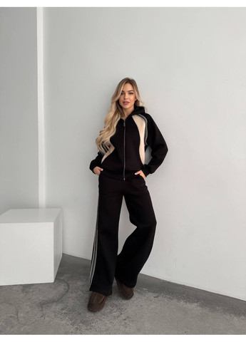 Жіночий теплий костюм з турецької трьохнитки на флісі — ЗАМІРИ В ОПИСІ DK/DL Мода без кордонів (372898300)