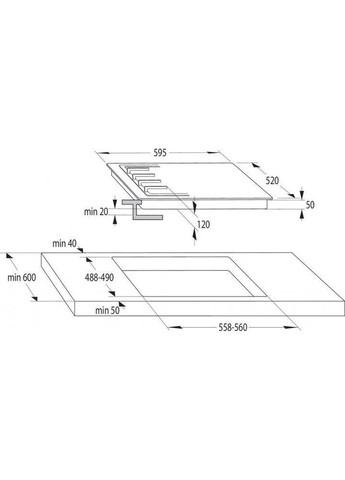 Варочная поверхность комбинированная GCI691BSC Gorenje (332958429)
