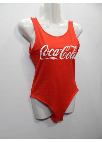 Майка боди женская трикотажная фирменная Coca Cola 46-48 р.159ф (только в указанном размере, только 1 шт.) No Brand - (385804120)