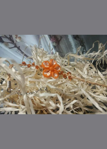 Браслет з квіточкою з полімерної глини, браслетик з квіткою з бісеру, прикраса, біжутерія, подарунок Fashion Jewelry (339102907)