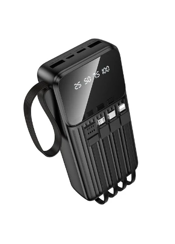 Внешний аккумулятор power bank с 4 кабелями (20000mAh) (6941991120053) Borofone BJ76A Smart (385926369)
