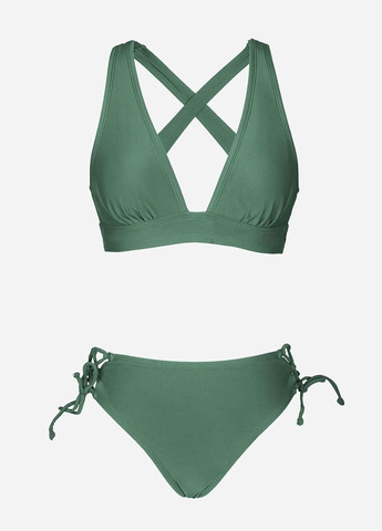 Оливковий (хакі) літній купальник CUPSHE