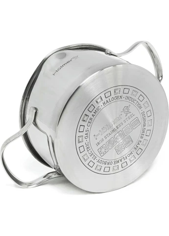 Каструля Hölmer Aurora з кришкою 1,5 л (CR-17515-SSD Aurora) Holmer (312141254)