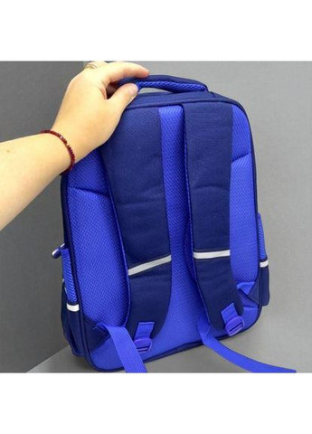 Рюкзак, размер: 35х12х43 см, 1 отделение, 4 кармана, на молнии, в пакете (СИНИЙ) МІС (354825237)