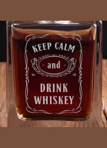 Графін "Keep calm and drink whiskey" (MO8055002859469) 500 мл BeriDari (268033172)