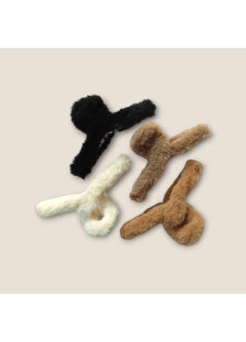 Заколка-краб для волос "Мех" No Brand (361220798)