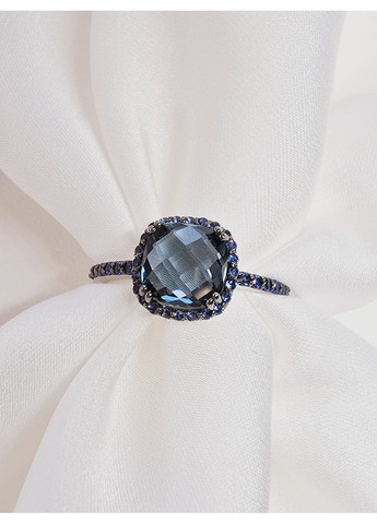 Золотое кольцо с топазом и фианитами. SOVA jewelry house (355795751)