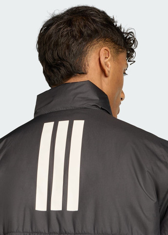 Черная демисезонная куртка bsc climawarm 3-stripes insulated adidas