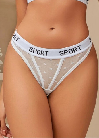 Білий демісезонний жіночий комплект білизни з бюстгальтера та трусиків light and comfort (1993-42-01) Finetoo