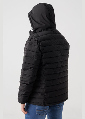 Черная демисезонная куртка мужская 8013 черный shop (2000990363237) Demos