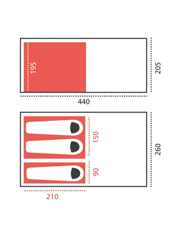 Палатка Helena 3 Grand Canyon (278001793)
