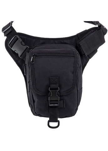 Сумка тактична на стегно Military (нейлон 600D, р-р 25х15х12см, 4,5л, Чорний) (ZK-9116_Чорний) Ranger (361433515)
