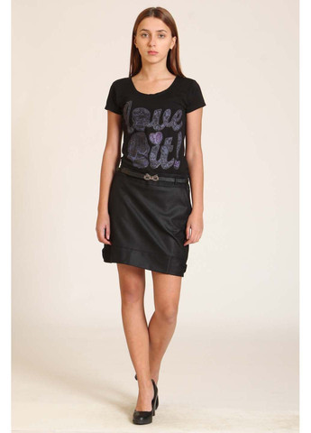 Черная кэжуал юбка Novena