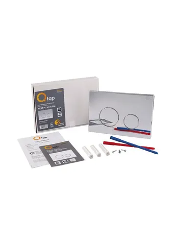 Панель смыва для унитаза Nest QT0111M11112CRM Qtap SD00038779 (385687605)
