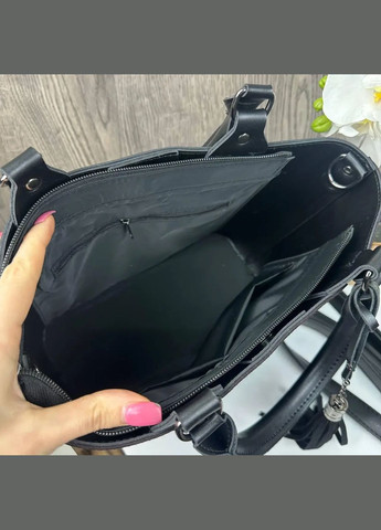 Сумка жіноча замшева чорна No Brand (322583033)