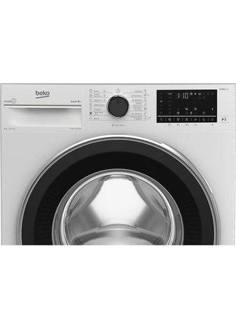 Пральна машина фронтальна, 8кг, 1400, A+++, 55см, дисплей, пар, інвертор, BEKO (314779497)