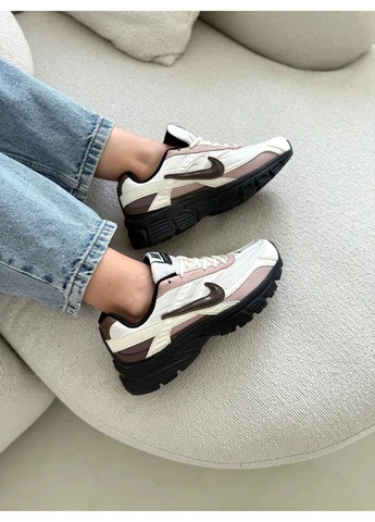 Белые летние кроссовки nike initiator white black brown найк инитиатор No Brand