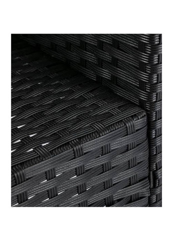 Садові меблі LUXURY стіл та 2 стільці чорно-графітові Outtec (303126680)