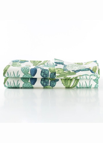 Скатерть 140х170 см с пятно и водоотталкивающей пропиткой хлопок кактус зеленый IDEIA (343053488)