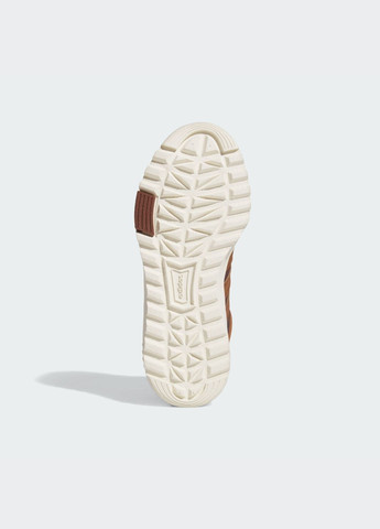 Коричневі всесезонні черевики hoops 4.0 mid kids adidas