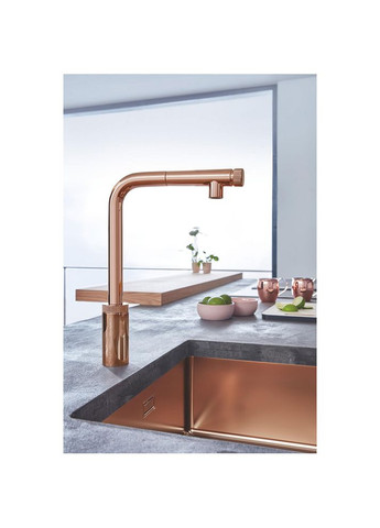 Мийка K700U 550x450x200мм Теплий захід сонця (31574DL1) Grohe (322908731)