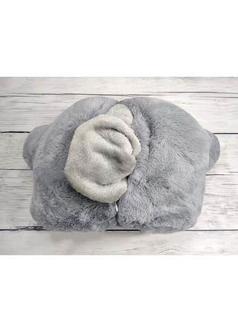 Плед — м'яка іграшка 3 в 1 Лапка Love сіра Colorful Home (372713050)