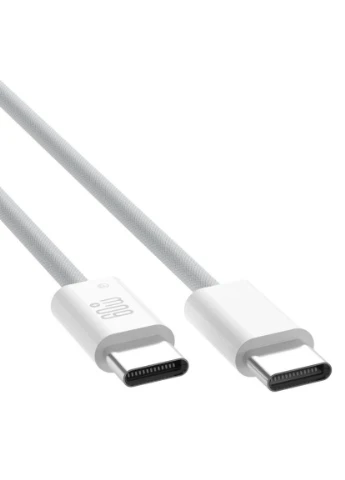 Кабель NBQ273 Imitation Series Type-C to Type-C - 60W - 1м белый (7102283) XO (388781698)