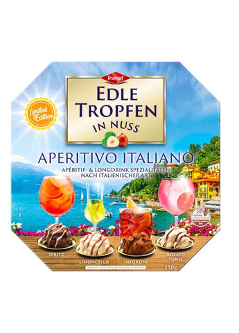 Конфеты с алкоголем Edle Tropfen Weisse Spezialitaten 250 гр. Германия Trumpf (346049505)