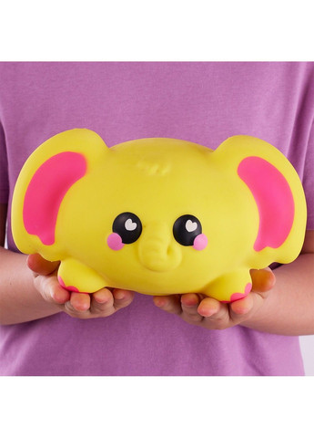 Коллекционная игрушка-антистресс серии Snugzees - Слон Кастед Smooshzees (331296615)