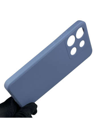 Чехол для Tecno Spark Go 2023 с квадратными гранями с защитой камеры на техно спарк го 2023 голубой Infinix (366019093)