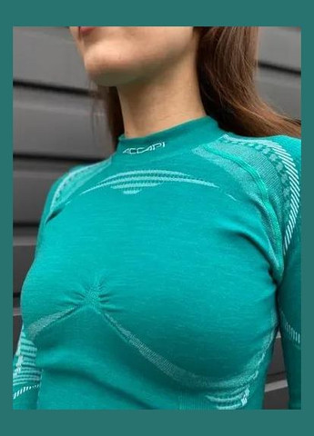 Термофутболка з довгим рукавом жіноча Ergowool, Fuxia/White, Accapi (334669768)