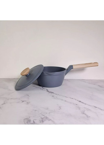 Ківш із кришкою Smart PR-2318-18 18 см 1.9 л сірий Pepper (361399181)