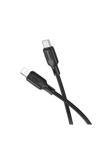 Кабель BX113 Lenny PD silicone charging data cable iP(L=1M) Black Borofone (391430530)