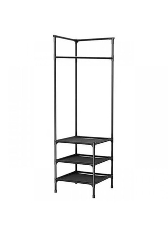 Угловая напольная вешалка для одежды с полками для обуви 185х40х40 см No Brand (316034303)