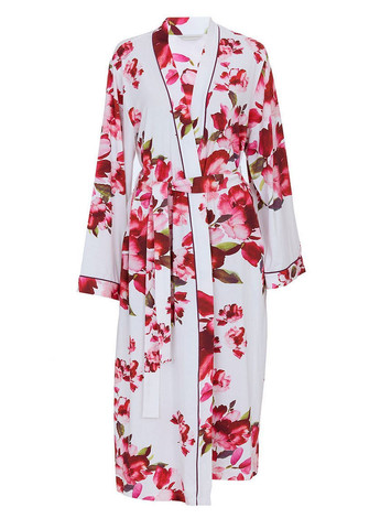 Халат жіночий 5119ISA довгий трикотаж м’який квітковий якісний комфортний подарунок Cyberjammies Isabella (366345392)