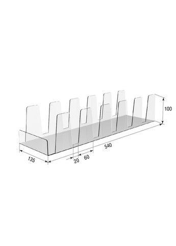 Подставка под товар на 6 секций. Ekostar (367609706)