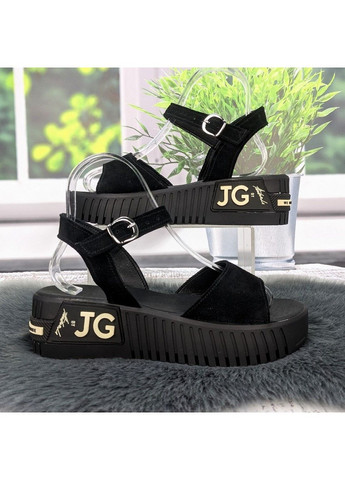 Черные босоножки женские Fashion с ремешком