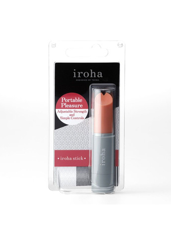 Вібратор помада STICK Grey компактний вібратор для кліторальної стимуляції Iroha (298349878)