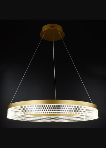 Люстра светодиодная подвесная LED светильник для квартиры на потолок лэд 26820 Золото 40-140х60х60 см. Sunnysky (364495564)