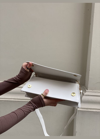 Женская сумка 1481 багет белая No Brand (299279322)