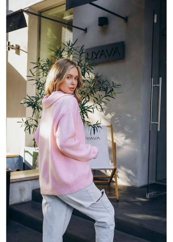 Рожевий жіночий светр-поло туреччина Osoblyva