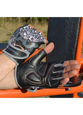 Перчатки для фитнеса MadMax MFG-831 Mti 83.1 Grey/Digital Camo Mad Max (396886047)