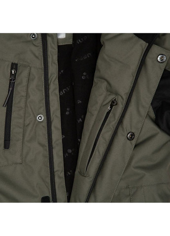 Темно-зеленая детский зимний комбинезон mooley 3, р.116, темно-зеленый () Huppa 36360320-10057-116